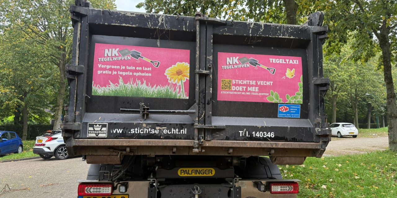 ‘Dit jaar is de campagne nu al een succes’, verteld de gemeente over het NK-Tegelwippen’