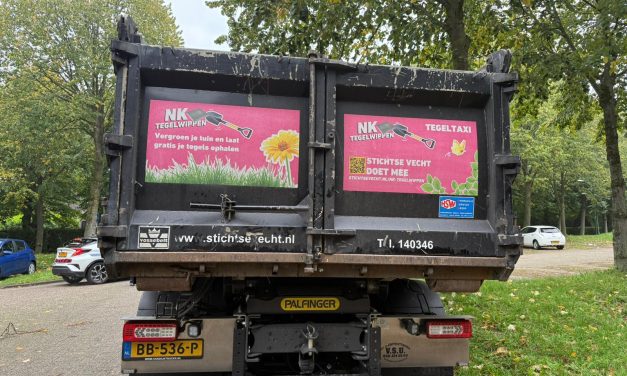 ‘Dit jaar is de campagne nu al een succes’, verteld de gemeente over het NK-Tegelwippen’