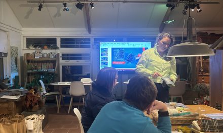 Workshop Sashiko in MEC tijdens week van het repareren