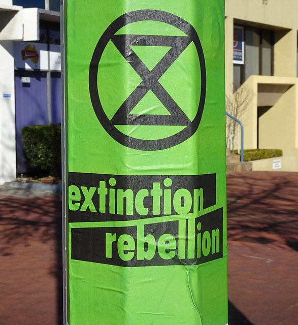 Extinction Rebellion niet gefinancierd door de overheid
