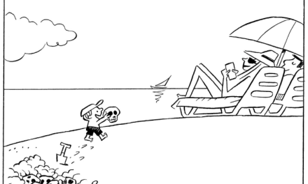 De spotprent van 2025: “Gaza-Beach 2030”, satire die raakt en aanzet tot nadenken