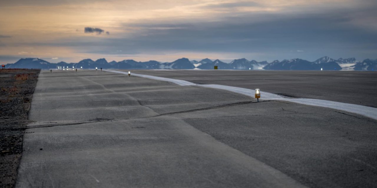 Het ontdooien van permafrost op Spitsbergen