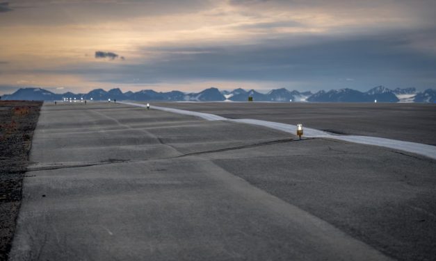 Het ontdooien van permafrost op Spitsbergen