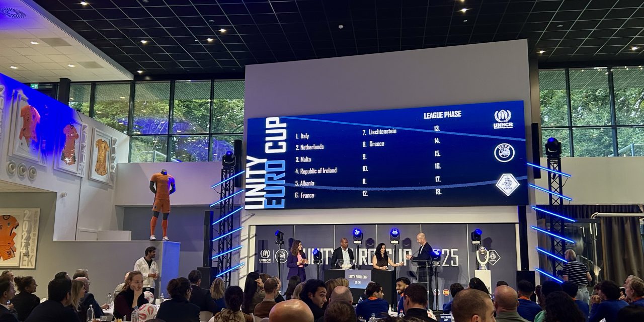 Unity Euro Cup brengt Europa samen op het voetbalveld