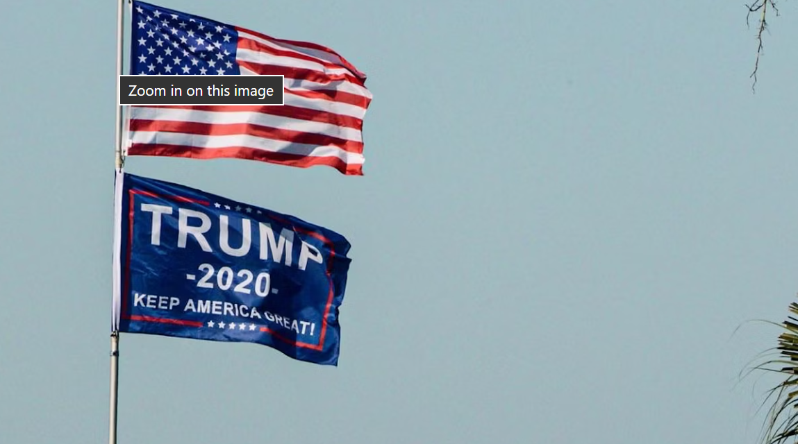Trump op een dollarmunt? Persoonsverheerlijking test de Amerikaanse democratie
