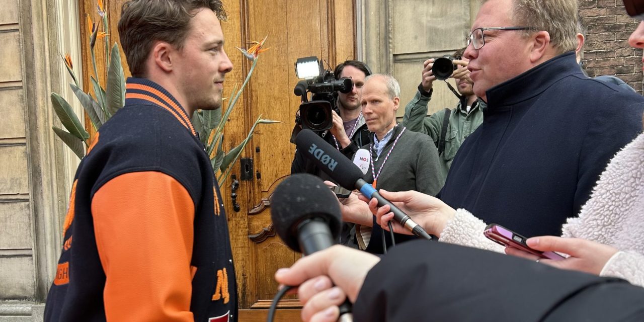 Huldiging van de paralympische sporters na negende plaats in medailleklassement