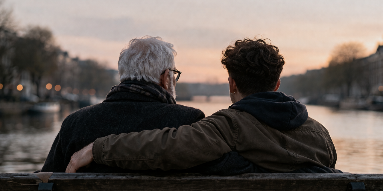 Grote leeftijdsverschillen in de gayscene leveren minder scheve blikken op dan in heteroscene
