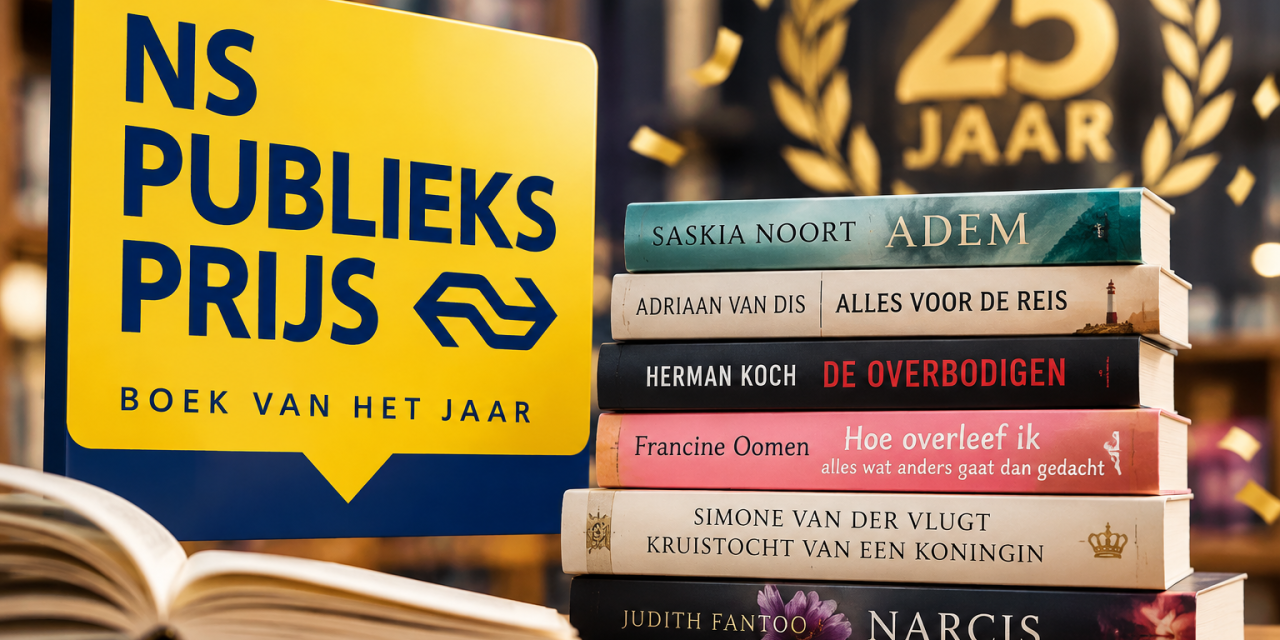 NS Publieksprijs: zes boeken maken kans op de titel Boek van het Jaar