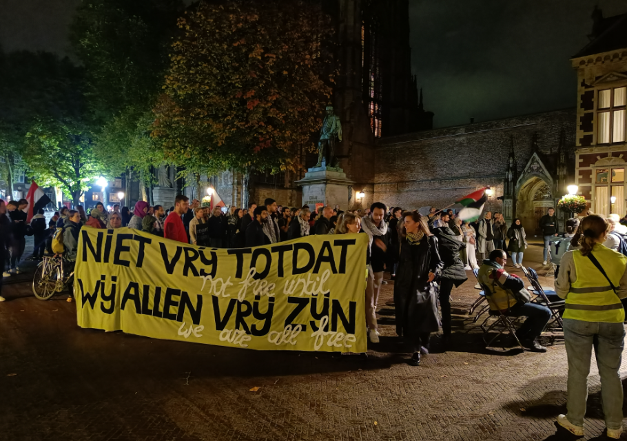 Vier dagen van actie voor Palestina in Utrecht