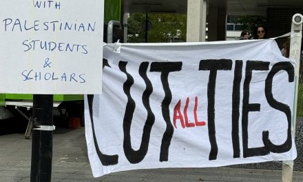 Protest in Utrecht tegen banden met Israëlische universiteiten