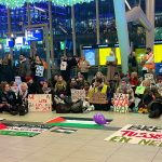 Pro-Palestina Protest op Utrecht Centraal: ‘We voelen ons verdrietig dat het maar een tijdelijk staakt-het-vuren is’