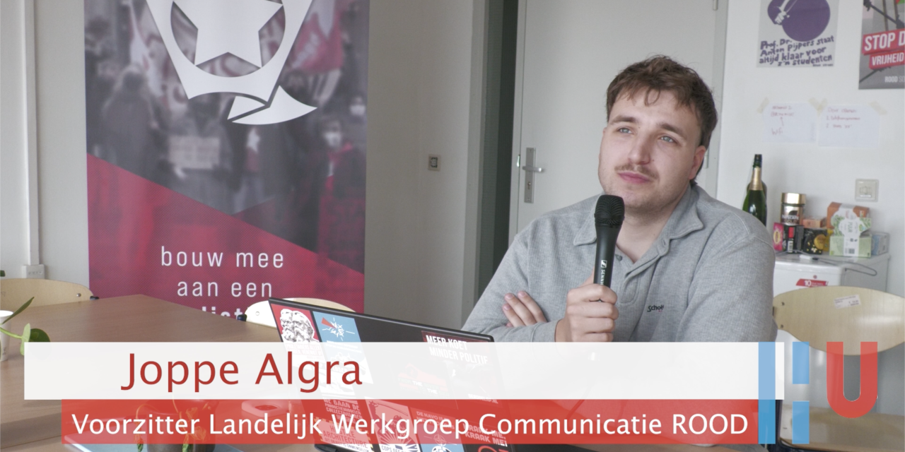 Interview met Joppe Algra over ROOD Utrecht