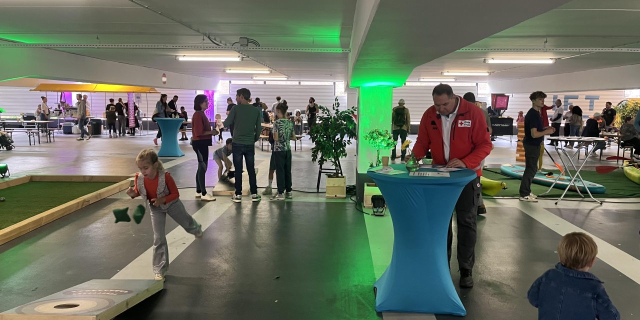 Festival in Parkeergarage Paardenveld