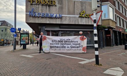 Utrechtenaar Egbert Wijfer: ‘Ik blijf staan tot het niet meer nodig is’