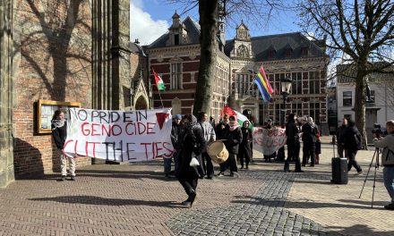 Protest trekt aandacht voorafgaand van de verjaardag van de Universiteit Utrecht
