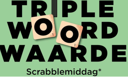 Scrabblemiddag in TivoliVredenburg mede-georganiseerd door Scrabblekampioen