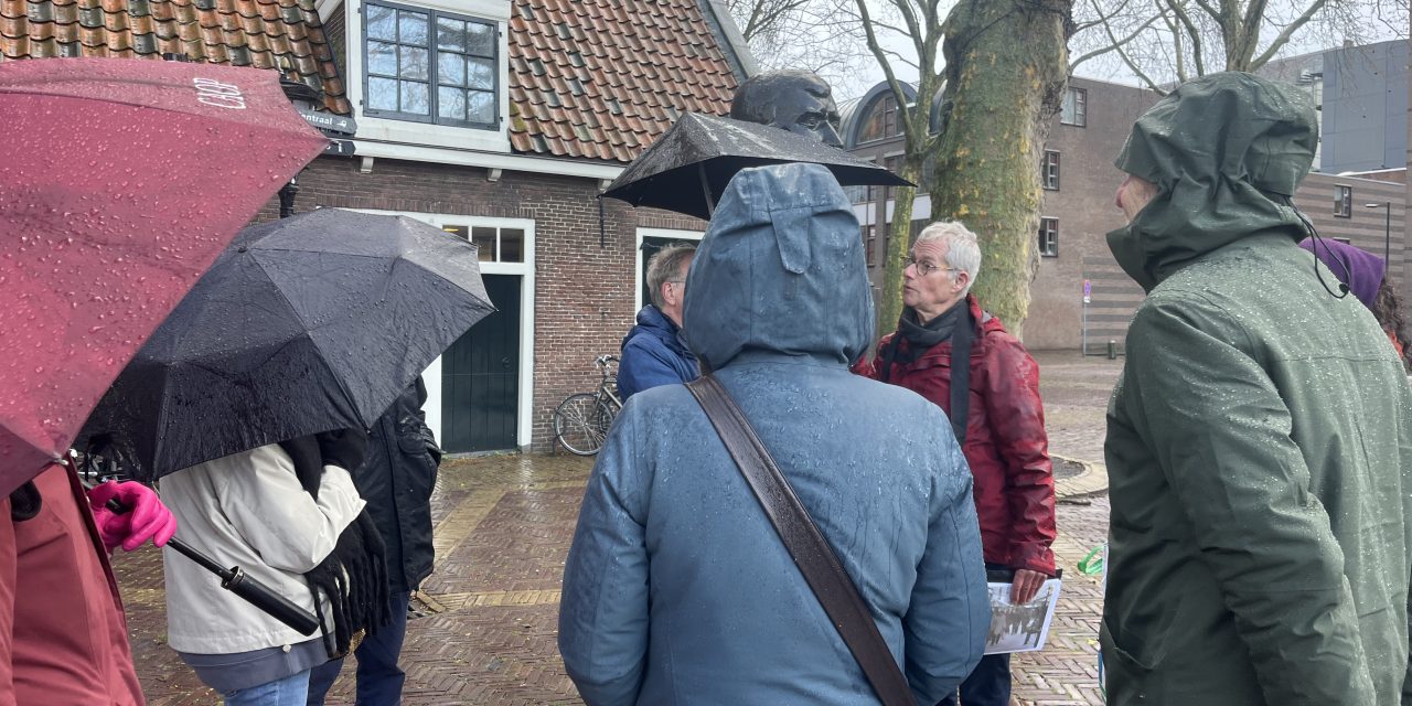 De eerste lente wandeling van het gilde