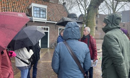 De eerste lente wandeling van het gilde