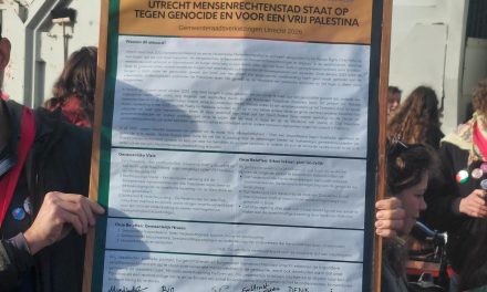 stembusakkoord tegen het geweld in Palestina