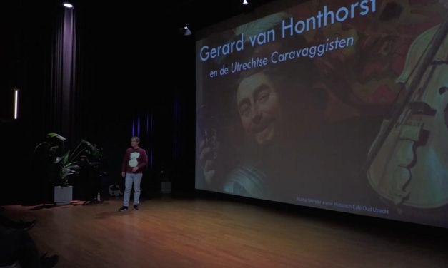 Historisch café voor historische schilders