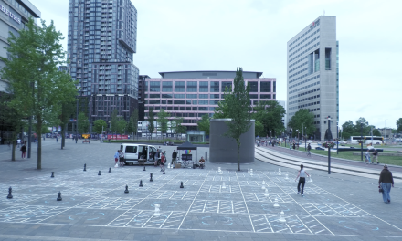 Sprinschaak op jaarbeursplein
