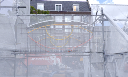 Met open ogen naar de stad: kunstinstallatie zet de Neude aan het denken