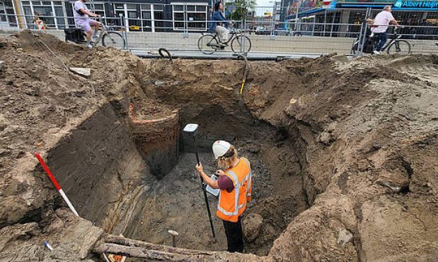 Archeologische ontdekking aan de Amsterdamsestraatweg