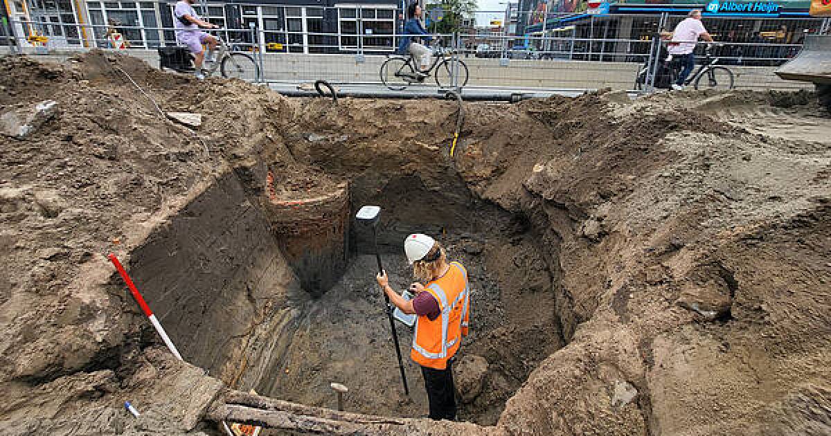 Archeologische ontdekking aan de Amsterdamsestraatweg