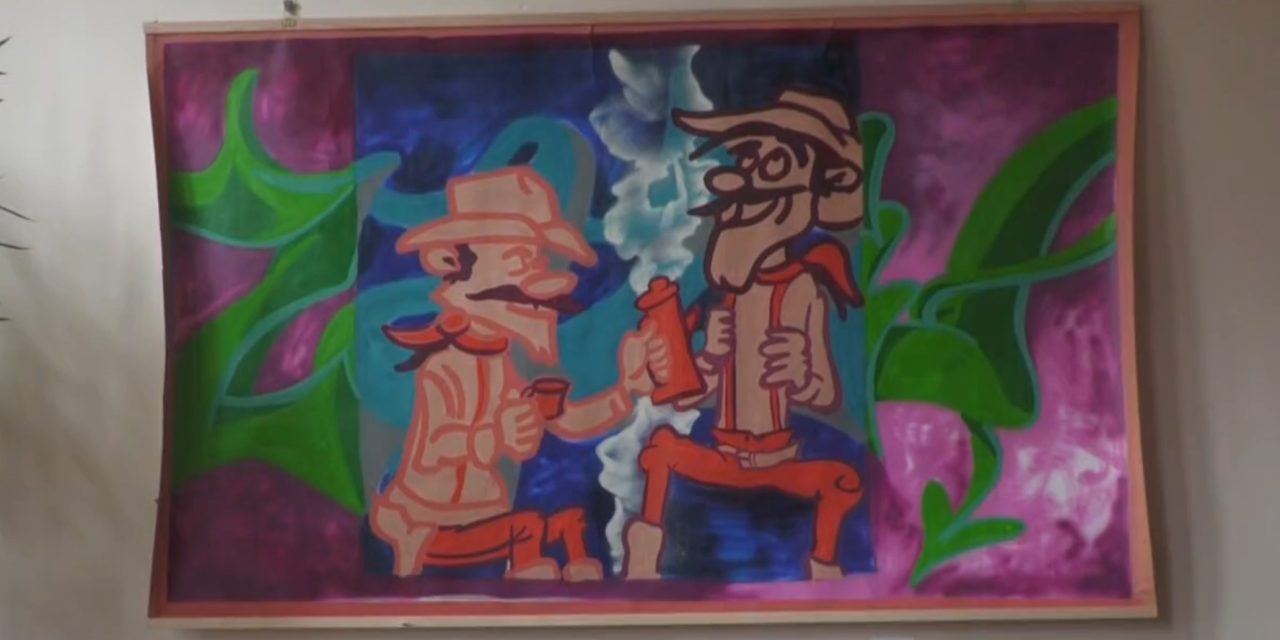 Bij project Kunstgras is het Cika Annemae die deze maand de muur vult
