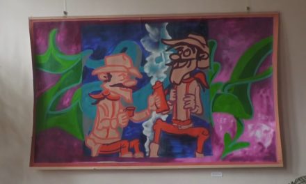 Bij project Kunstgras is het Cika Annemae die deze maand de muur vult