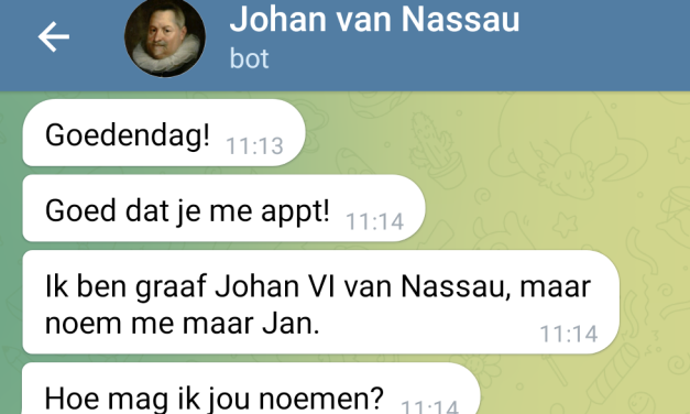 Een gesprek met het verleden