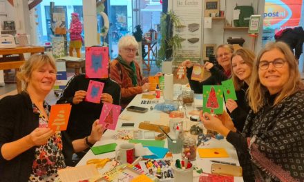 Duurzame kerstkaartenworkshop in Woerden