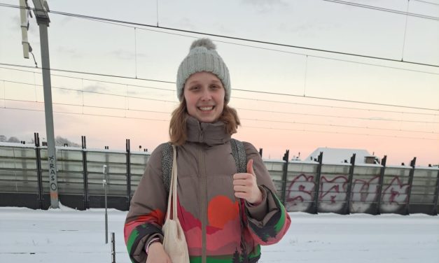 Problemen met reizen met openbaar vervoer door sneeuwval