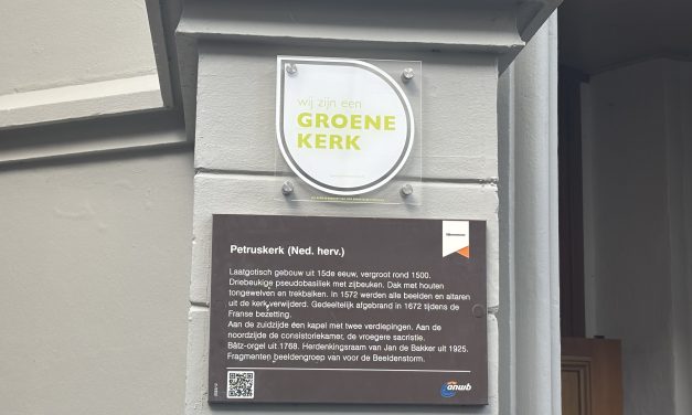 Hervormde Gemeente Woerden wordt groene kerk