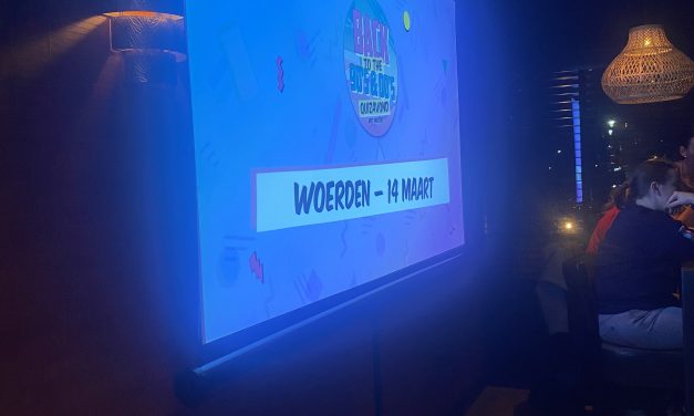 Back to the 90s & 00s quizavond bij Bregje