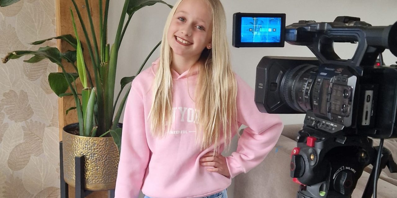 Aimily Blankestein (10) jaagt haar zangdroom na