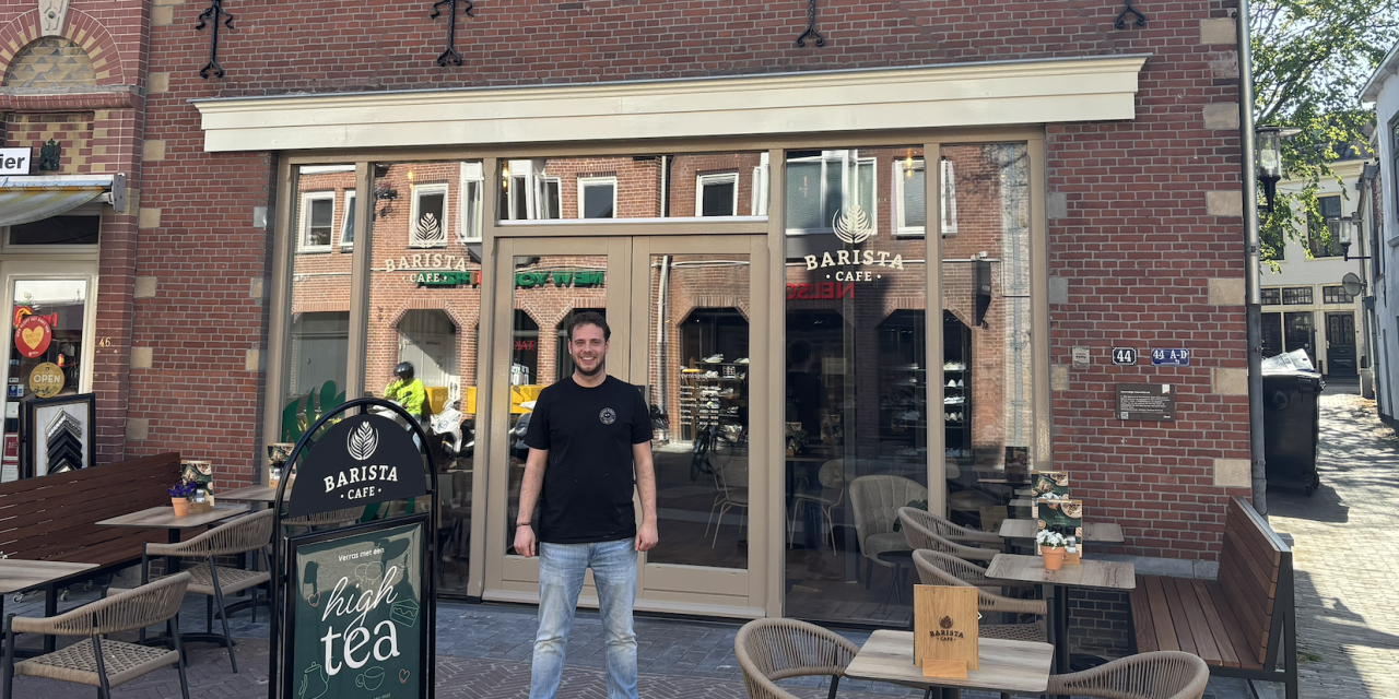 Jonge ondernemer opent Barista Cafe in Woerden