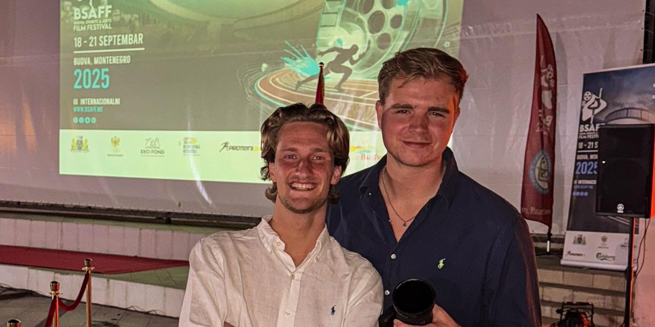 Bas en Ilan winnen prijs in Montenegro met CampusDoc docu An Indian Way Out