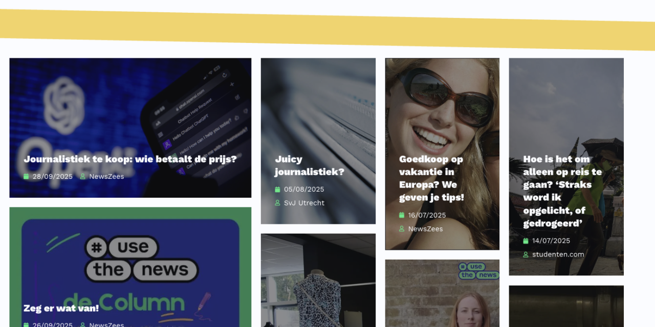 NewZroom: nieuw podium voor jongerenjournalistiek