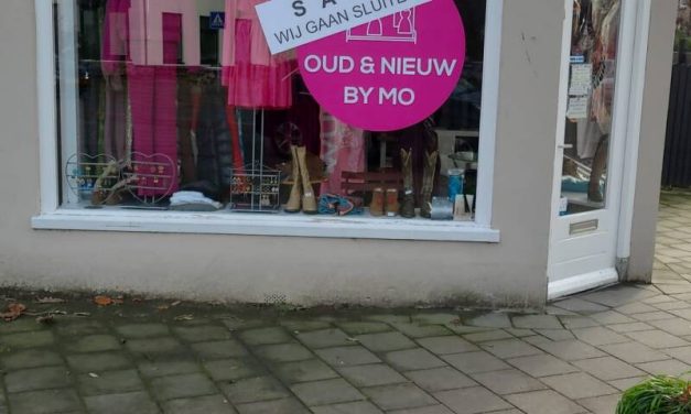 Winkel Oud en Nieuw by Mo sluit 1 januari en verhuisd