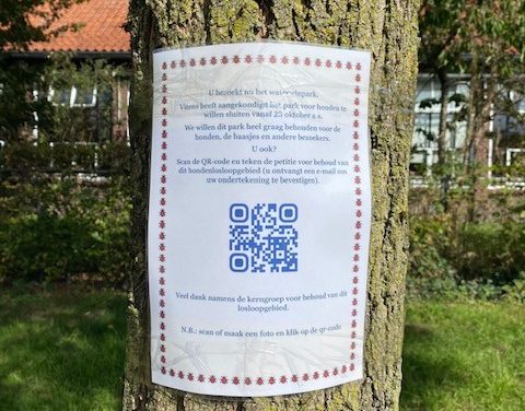 Einde aan hondenlosloopgebied in Zeist: buurtbewoners komen in verzet