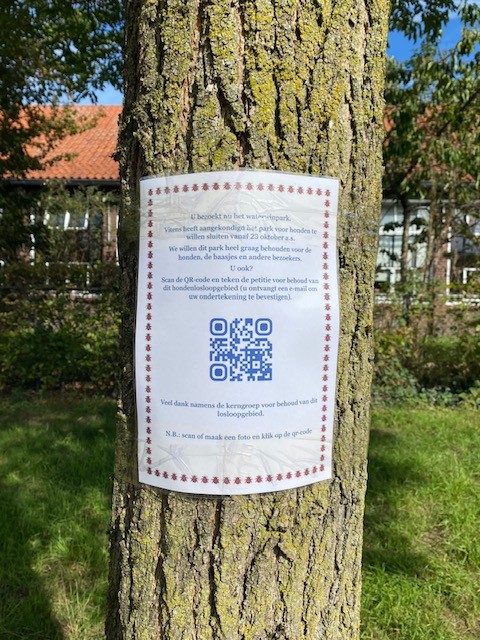 Einde aan hondenlosloopgebied in Zeist: buurtbewoners komen in verzet